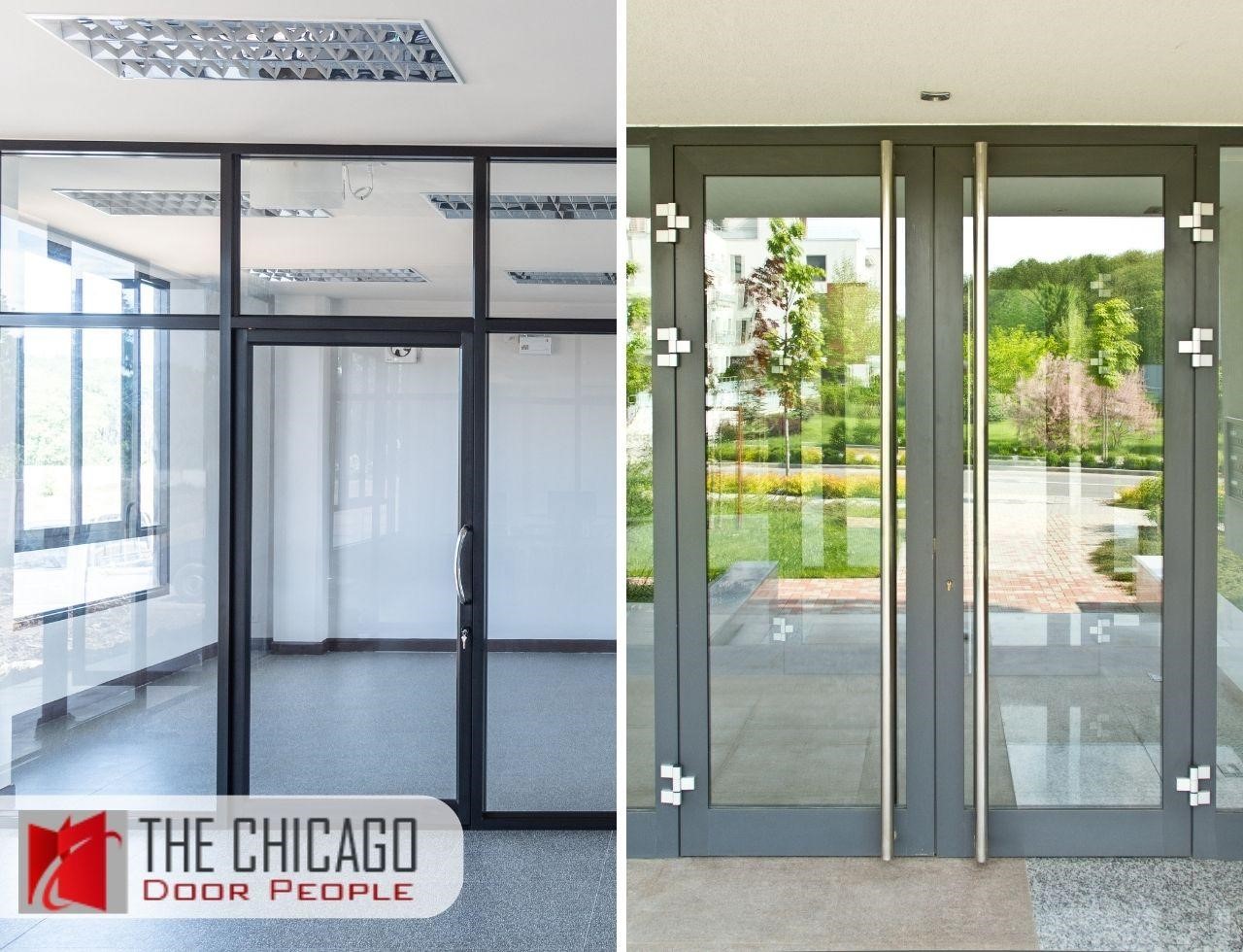 Learn the difference between interior and exterior commercial doors